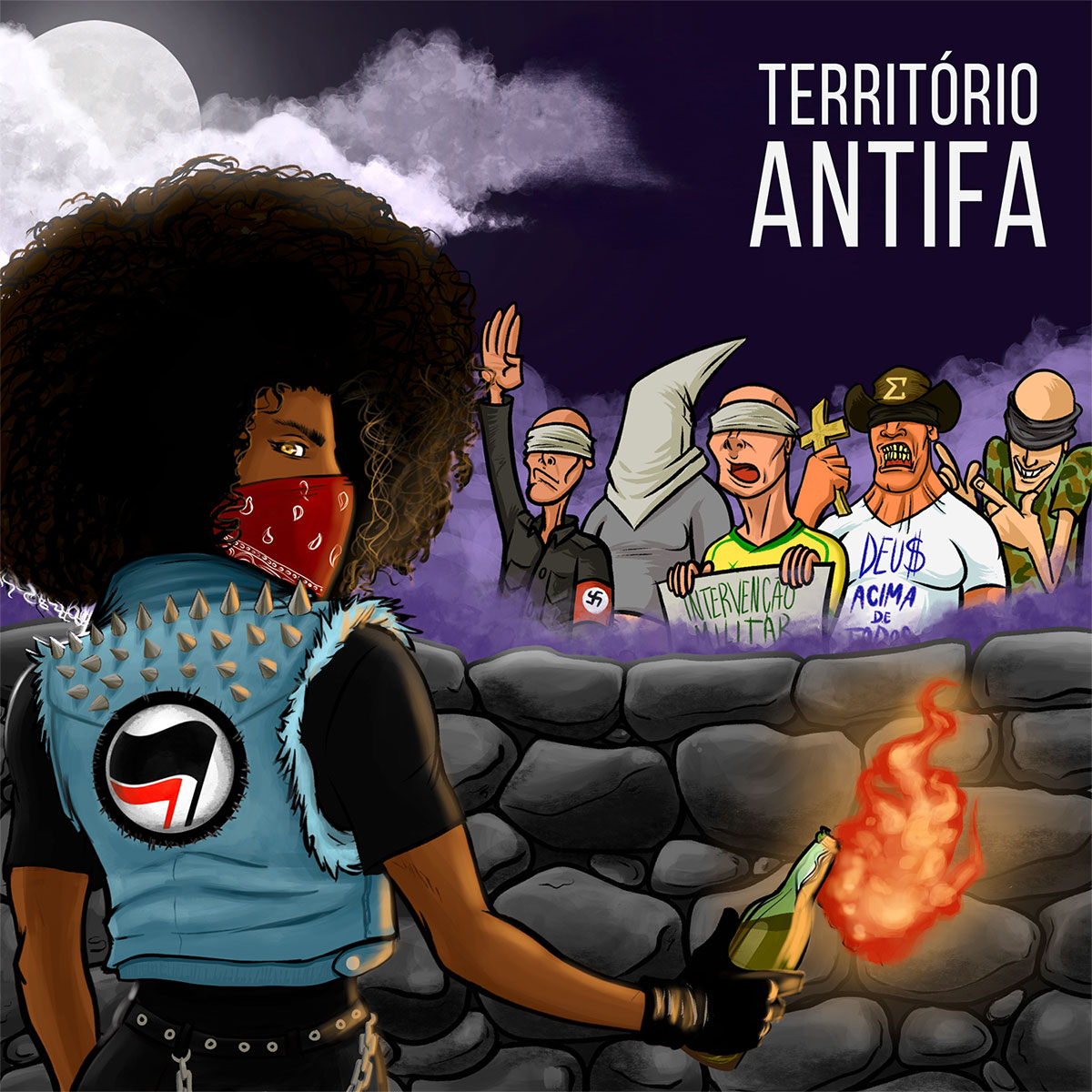 Read more about the article Território Antifa: coletânea de bandas antifascistas é lançada pela Casa Sonora
