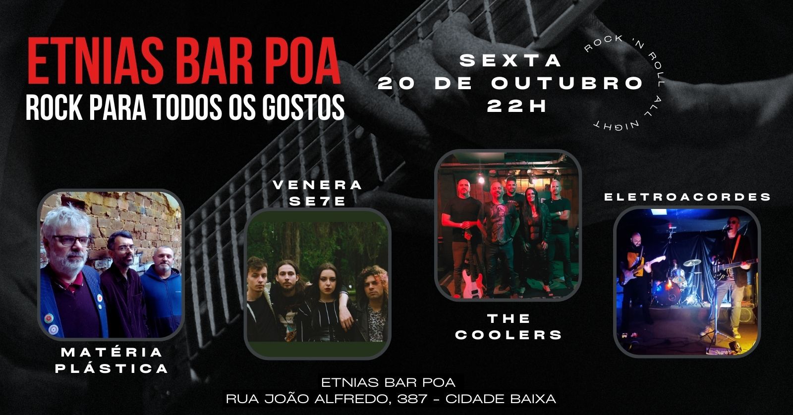 Read more about the article Etnias recebe bandas cover e autoral no Rock para Todos os Gostos