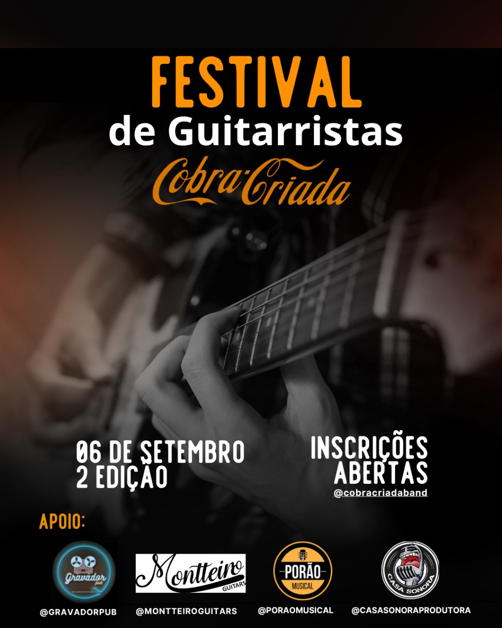 Leia mais sobre o artigo Bem-vindo(a) ao Festival de Guitarristas Cobra Criada!